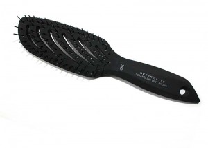Black Soft Touch Vent Hair Brush B27