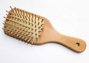 Natural Wooden Massage Hair Brush B39